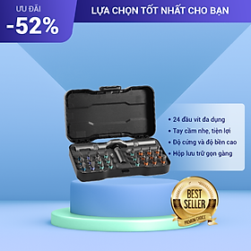 Mua Bộ Tuốc Nơ Vít Đa Năng Với 24 Đầu Vặn Và 5 Loại  Linh Hoạt Trong Việc Sửa Chữa