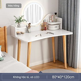 Mua Bàn trang điểm phong cách Bắc Âu thiết kế hiện đại tích hợp đèn LED cảm ứng thông minh  chất liệu gỗ cao cấp  bền bỉ