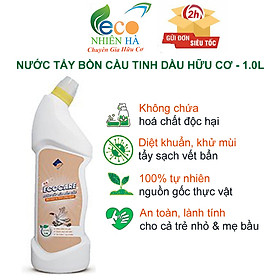 Nước tẩy bồn cầu ECOCARE 1L tinh dầu hữu cơ, tẩy bồn cầu siêu diệt khuẩn