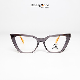 Gọng kính cận, Mắt kính giả cận Acetate Form mắt mèo Nữ Avery 31081 - GlassyZone