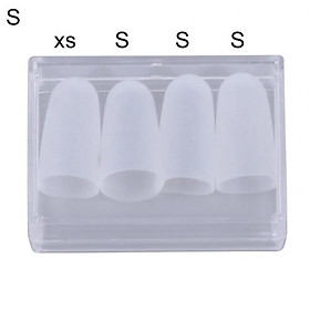 4x Silicone Guitar Finger Guards Guitar Fingertip Protection Covers Caps for Beginner
