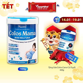 Sữa bột Colos Mama Iron Mellt DHA Vinanutrifood, Hộp 400g và Hộp 900g