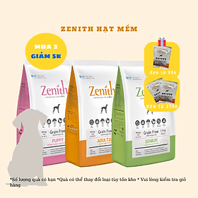 Thức ăn hạt mềm cho chó Zenith | Chó con | Chó trưởng thành | Chó già | Không ngũ cốc | Hỗ trợ miễn dịch | Phát triển xương khớp chắc khoẻ | Chính hãng Hàn Quốc