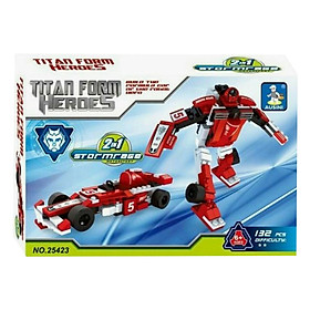 Bộ lắp ráp Ausini 25423 Robot biến hình người và xe