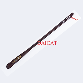 Đón gót giầy bằng gỗ muồng đen nguyên khối khảm trai DAICAT KT 70 cm Hàng chính hãng