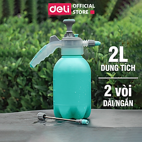 Hình ảnh Bình Xịt Tưới Cây Deli 2 Lít, 2 Vòi Dài / Ngắn Tiện Dụng, Phun Sương Tưới Cây Cảnh, Làm Vườn, Chất Liệu An Toàn DL581020