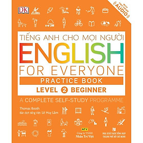 [Download Sách] Sách - English for Everyone - Level 2 Beginner - Practice Book (kèm CD)