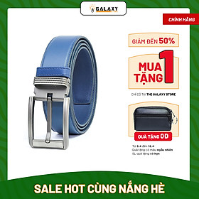 Dây Nịt Thắt Lưng Nam Da Bò Thật Cao Cấp 2 Lớp Galaxy Store GDNN07