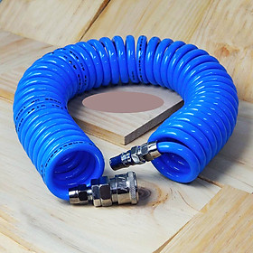 Mua Dây hơi xoắn 8mm 6m  9m  12m 15m chịu áp lên đến 45kgf/cm2