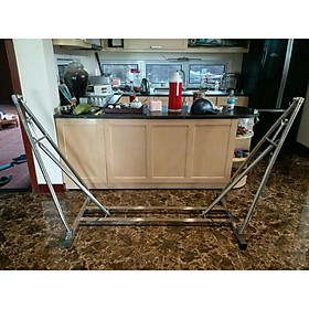 Mua Khung võng xếp inox vuông( ảnh thật)