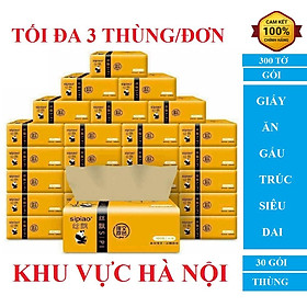 THÙNG 30 GÓI GIẤY ĂN GẤU TRÚC SIPIAO  VN   BÁN BUÔN