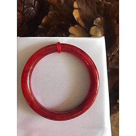 VÒNG TAY ĐÁ CẨM THẠCH ĐỎ HUYẾT SIZE 48MM MỚI ĐẬM ĐẸP NỮ MẠNG HỎA THỔ 38KG ĐẾN 49KG