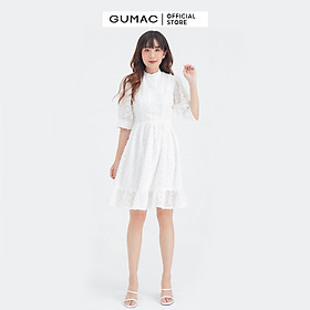 Đầm sơ mi tùng xòe GUMAC DB645