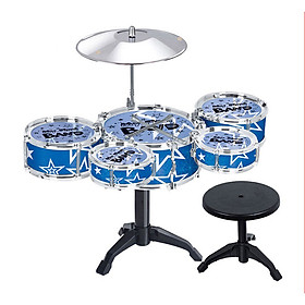 Mua Bộ 5 Trống Jazz Kèm Ghế Ngồi Cho Bé Yêu Thỏa Sức Sáng Tạo