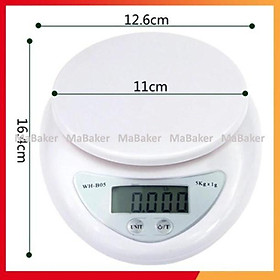 Mua Xả cắt lỗ Cân điện tử tiểu ly B05 từ 1g - 5kg kèm pin