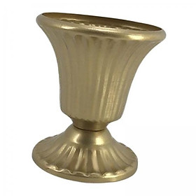 2X Retro Style Flower Vase Plant Pot Ornament for Home Tabletop Decor gold