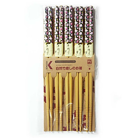 Mua Đũa Tre Nhật Bản Vỉ 5 Đôi Kokusai NDCK