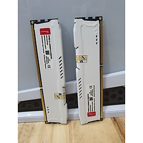 Mua Bộ nhớ Ram KINGSTON 8G bus 1600 Hyper Fury White Red màu trắng đỏ cho PC máy tính bàn desktop bảo hành 3 năm
