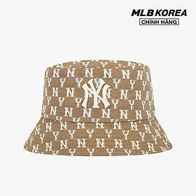 MLB - Nón bucket thời trang Monogram Jacquard 32CPHV111