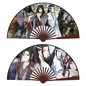 Quạt Thiên Quan Tứ Phúc cầm tay anime chibi nan 31cm cổ trang cổ điển cosplay (MẪU GIAO NGẪU NHIÊN)