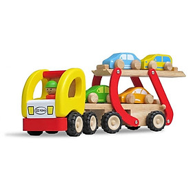 Đồ chơi Xe Trượt Xe Chở Hàng hai tầng bằng gỗ | Xe 2 tầng Winwintoys