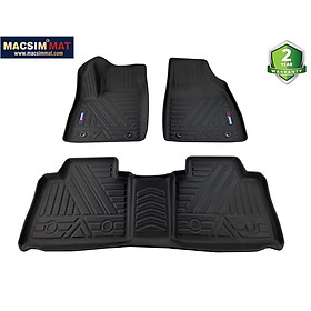 Thảm lót sàn xe MG HS 2018 - nay Nhãn hiệu Macsim chất liệu nhựa TPV cao cấp màu đen
