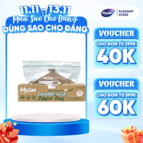 Túi zip Myjae hai đường kéo tự huỷ sinh học (XL)