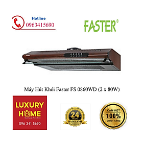 Mua Máy Hút Khói Faster FS 0860WD (2 x 80W) - Hàng chính hãng