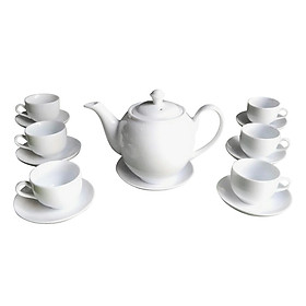 Bộ ấm chén Minh Long 3 chính hãng gốm sứ Bát Tràng (bộ bình uống trà, bình trà)