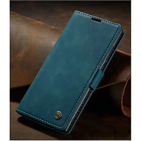 Bao da bò thật dạng ví chính hãng Caseme dành cho Samsung Note 10 Lite