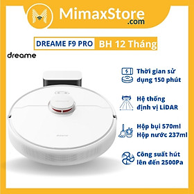 Robot Hút Bụi Lau Nhà Thông Minh Dreame F9 Pro Hàng Chính Hãng