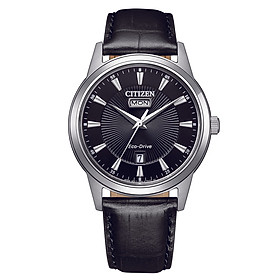 Đồng Hồ Nam Citizen Dây Da AW0100-27E - Mặt Đen (40mm)