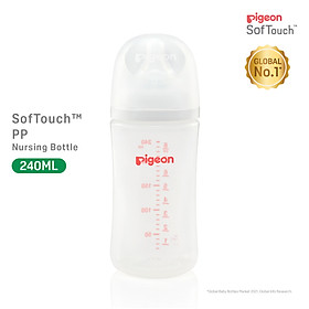 Bình sữa Pigeon PP Plus thế hệ III 160ml/240ml/330ml