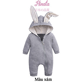 Set Romper unisex tai thỏ dễ thương BF52 Hinata cho bé