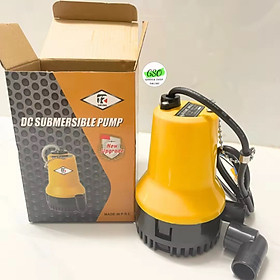 Mua Máy bơm nước chìm  bơm tõm  thả ngâm nước chât liệu nhựa dùng ăcquy 24V công suất 60W - Bơm hút đáy  chống ngập