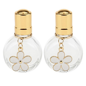 10ml Empty Roll On Bottle Glass Roller Bottles For Perfume Essential Oil 2x
