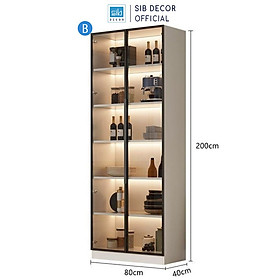 Mua Set Tủ Trưng Bày Đa Năng Đặt Tại Phòng Khách  Nhà Bếp Hiện Đại Thương Hiệu SIB Decor TCK37