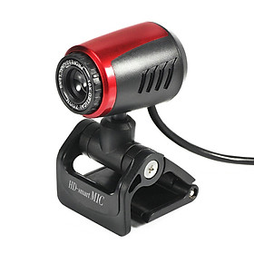 USB Webcam 480P Web Cam Clip-on Digital Web Camera with Microphone for Laptop PC Computer