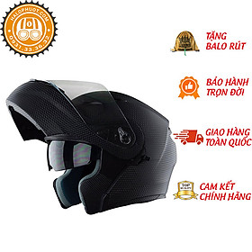 Mũ Bảo Hiểm Fullface Royal M179 Tem Carbon - Hàng Chính Hãng