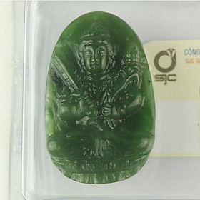 Mua Tượng Phật Ngọc Bích - Tượng Phật Phong Thủy - Đá Phong Thủy Ngọc Bích - Hư Không Tạng J52322