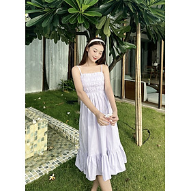 YU CHERRY | Đầm Shirred Cotton Cami Dress YD157