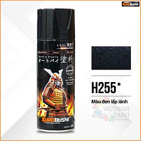 Mua COMBO Sơn Samurai màu đen nhánh H255 gồm 3 chai đủ quy trình độ bền cao  đẹp  sang (Lót - Màu H255 - Bóng )