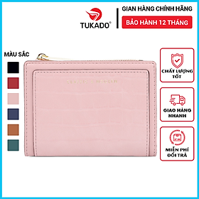 Ví Nữ Ngắn Mini Cầm Tay Chính Hãng TAILIAN Thời Trang Nhiều Ngăn Đựng Tiền Vân Da Rắn Cao Cấp  TL34