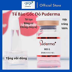 Tế Bào Gốc Đỏ PUDERMA BIO-S Đỏ, tiệt trùng 100%: mờ nám, tàn nhang, đồi mồi, vết thâm, tái tạo da... dùng để dưỡng tái tạo da hàng ngày hoặc trong các liệu trình Messo, Vi kim