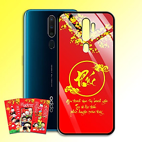 Ốp Lưng Kính Cường Lực cho điện thoại Oppo A9 2020 - 0383 7971 PHUC03 - Tặng kèm bao lì xì xinh xắn Chúc mừng năm mới - Hàng Chính Hãng