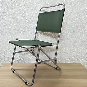 Mua GHẾ XẾP INOX VẢI DÙ cho quán Trà Chanh  Cafe  vỉa hè  Câu Cá