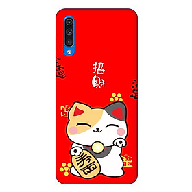 Ốp lưng dành cho điện thoại Samsung Galaxy A50 hình Mèo May Mắn Mẫu 3 - Hàng chính hãng