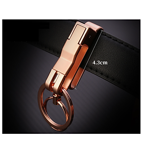 Móc khóa xỏ dây lưng thiết kế đặc biệt dành cho nam hợp kim chắc chắn