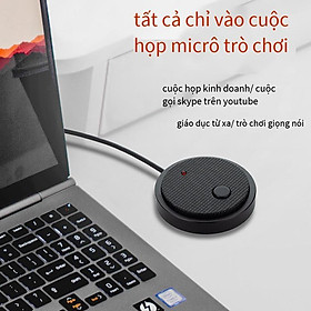 Máy tính USB đặc biệt ghi âm máy tính xách tay 360 ° thu video cuộc gọi thoại micrô hội nghị micrô trực tiếp trên máy tính để bàn