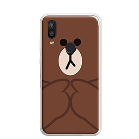Ốp lưng dẻo cho điện thoại Vsmart Active 1 - 0048 BROWN09 - Hàng Chính Hãng